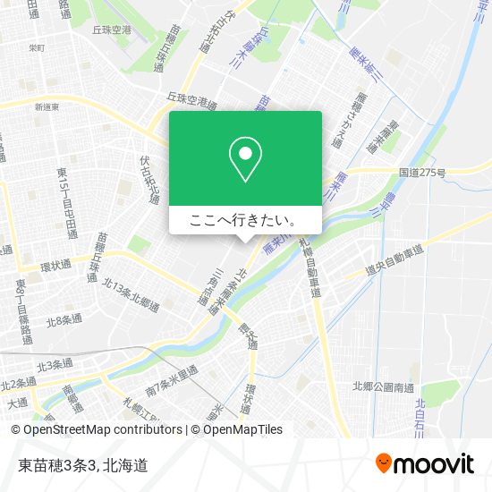 東苗穂3条3地図