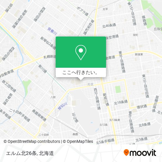 エルム北26条地図