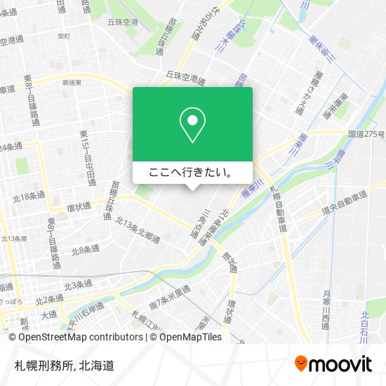 札幌刑務所地図