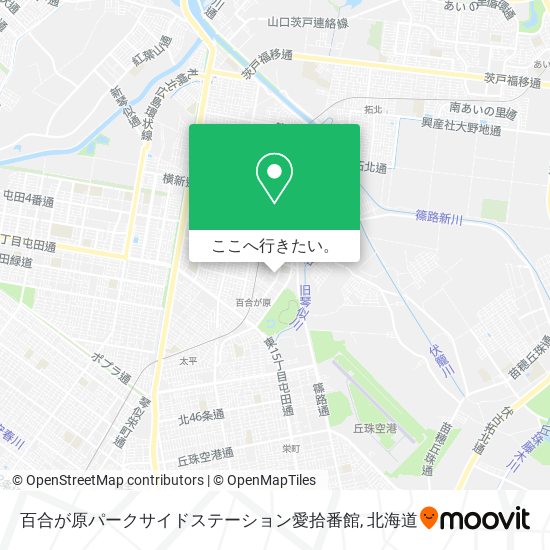 百合が原パークサイドステーション愛拾番館地図