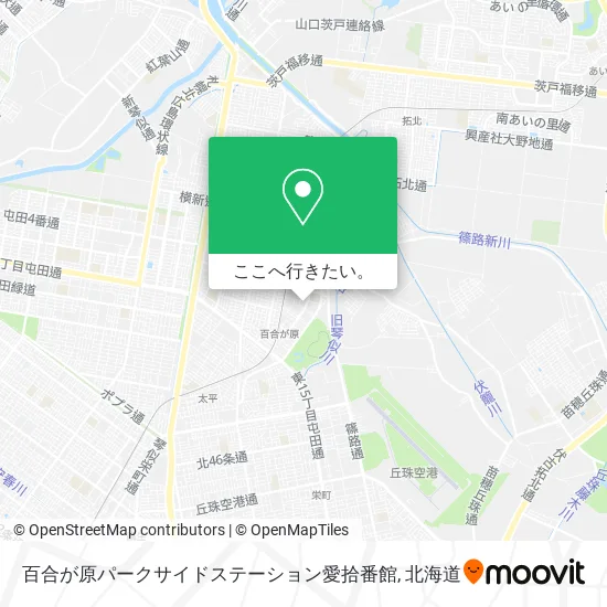 百合が原パークサイドステーション愛拾番館地図