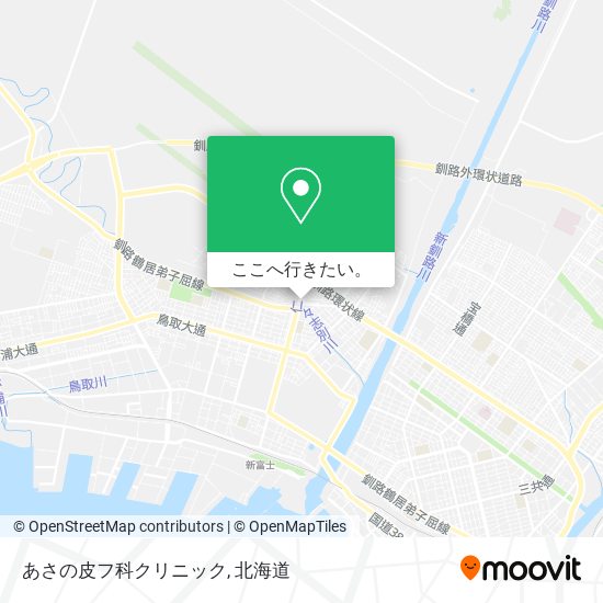 あさの皮フ科クリニック地図