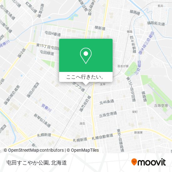 屯田すこやか公園地図