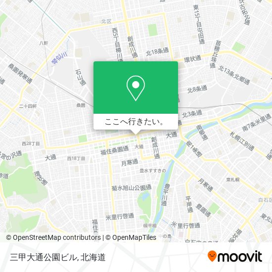 三甲大通公園ビル地図
