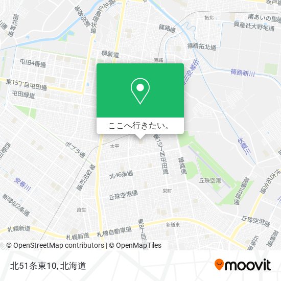 北51条東10地図