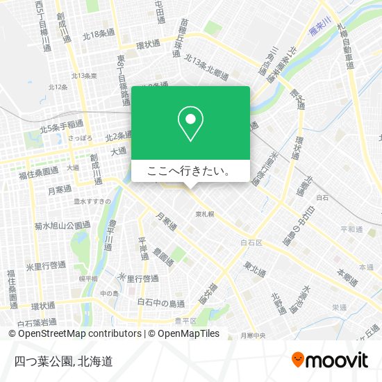 四つ葉公園地図