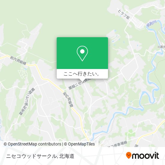 ニセコウッドサークル地図