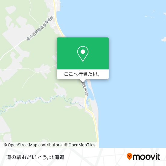 道の駅おだいとう地図