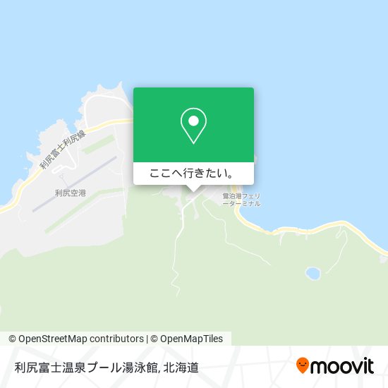 利尻富士温泉プール湯泳館地図