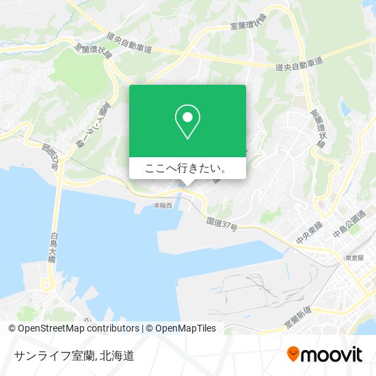 サンライフ室蘭地図