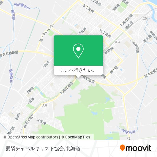 愛隣チャペルキリスト協会地図