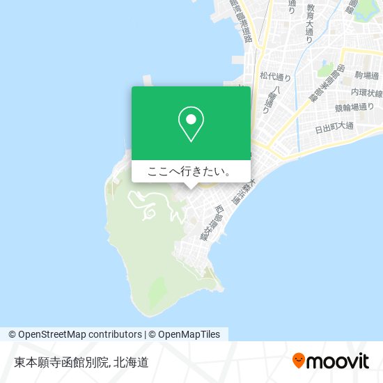 東本願寺函館別院地図