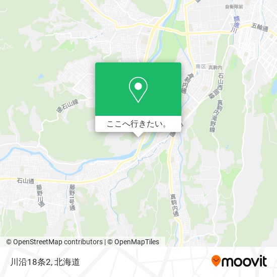 川沿18条2地図