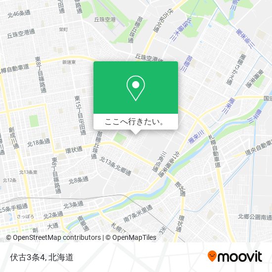 伏古3条4地図