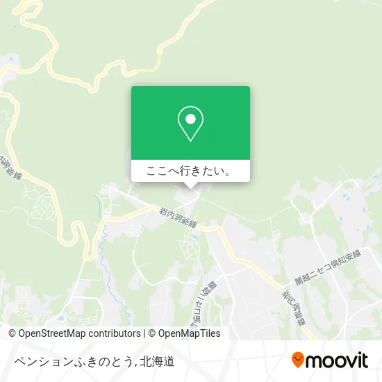 ペンションふきのとう地図