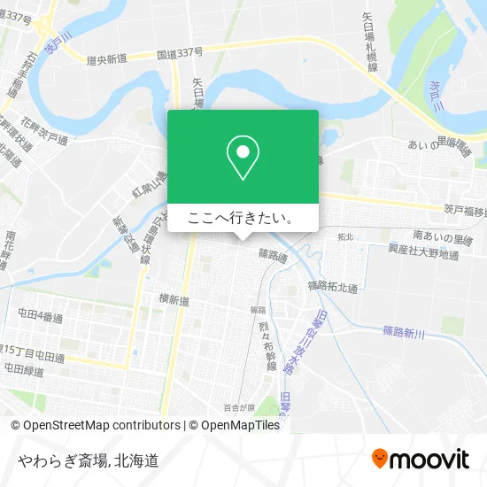 やわらぎ斎場地図