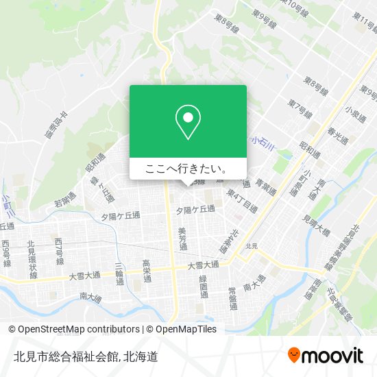 北見市総合福祉会館地図