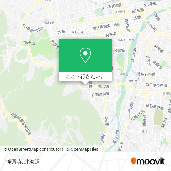 浄圓寺地図