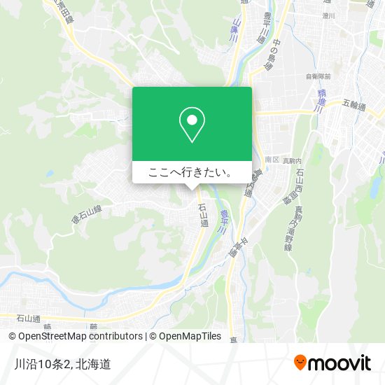川沿10条2地図