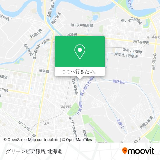 グリーンピア篠路地図