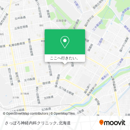 さっぽろ神経内科クリニック地図