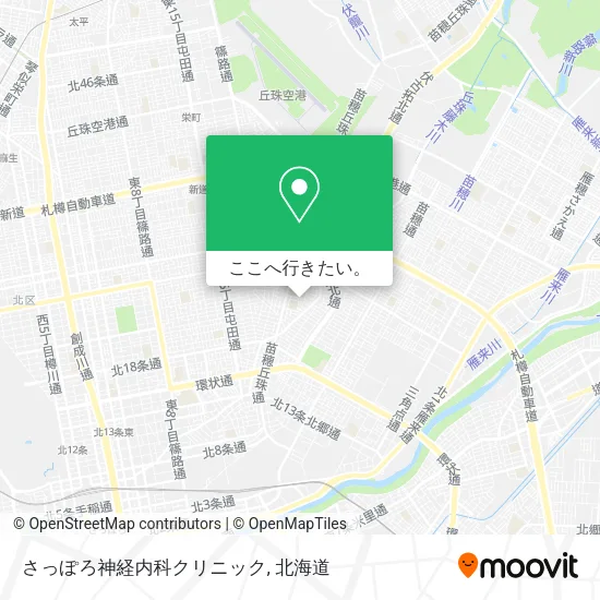 さっぽろ神経内科クリニック地図