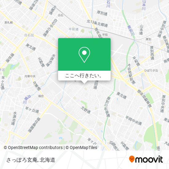 さっぽろ玄庵地図