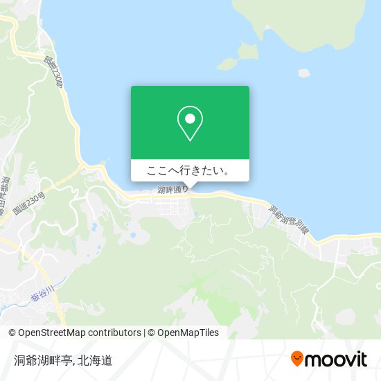 洞爺湖畔亭地図