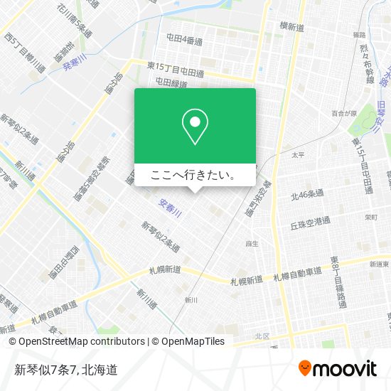 新琴似7条7地図