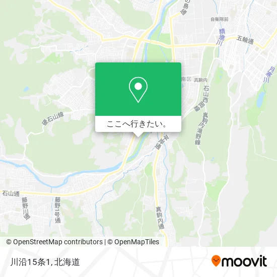 川沿15条1地図