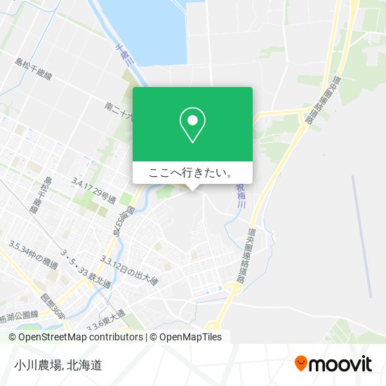 小川農場地図
