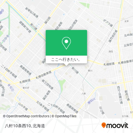 八軒10条西10地図