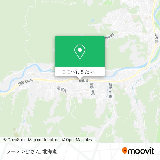ラーメンびざん地図