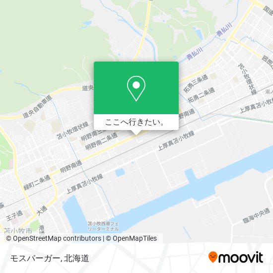 モスバーガー地図