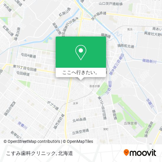 こすみ歯科クリニック地図