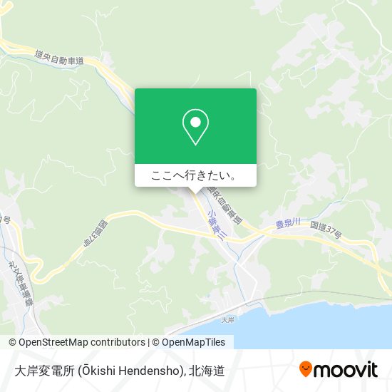 大岸変電所 (Ōkishi Hendensho)地図