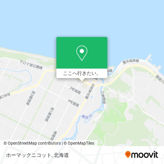 ホーマックニコット地図