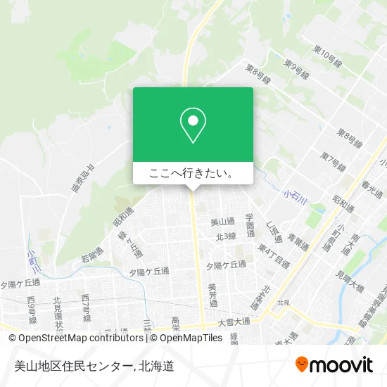 美山地区住民センター地図