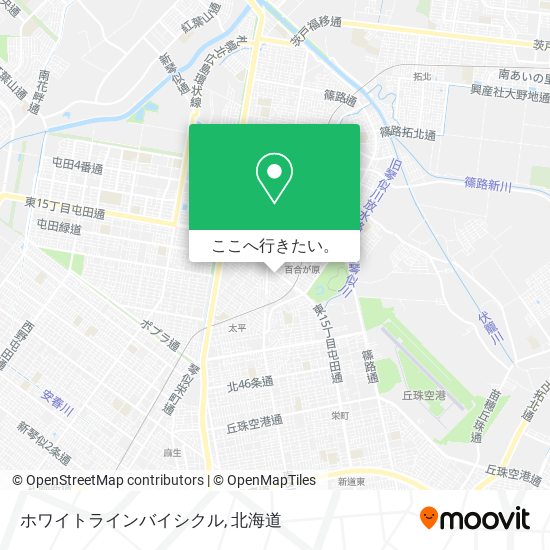 ホワイトラインバイシクル地図