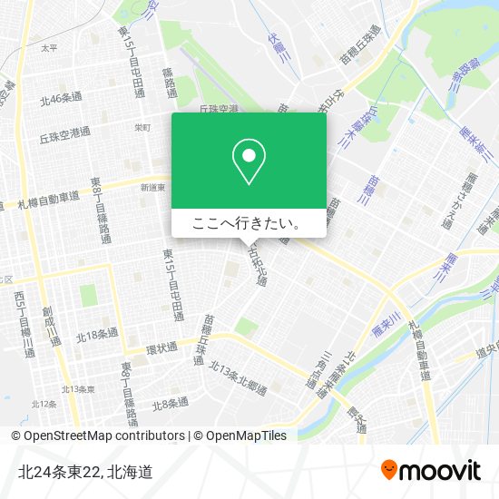 北24条東22地図