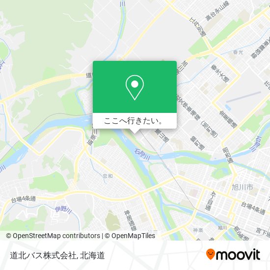 道北バス株式会社地図