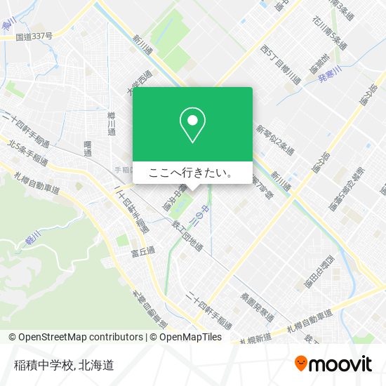 稲積中学校地図