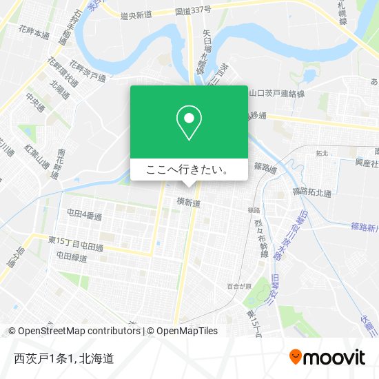 西茨戸1条1地図