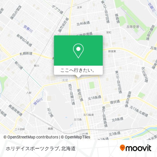 ホリデイスポーツクラブ地図