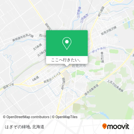 はぎぞの緑地地図