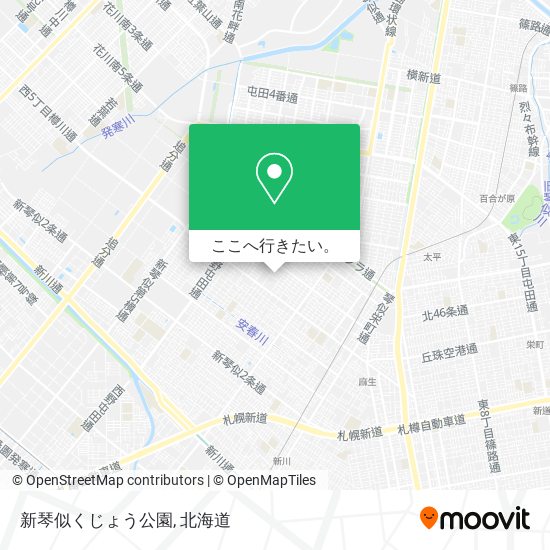 新琴似くじょう公園地図