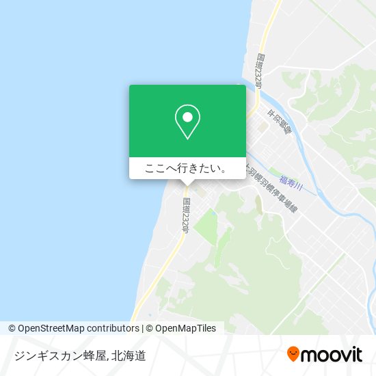 ジンギスカン蜂屋地図