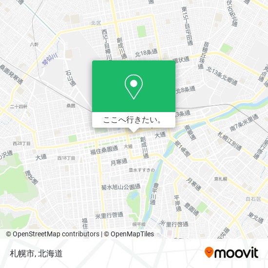 札幌市地図