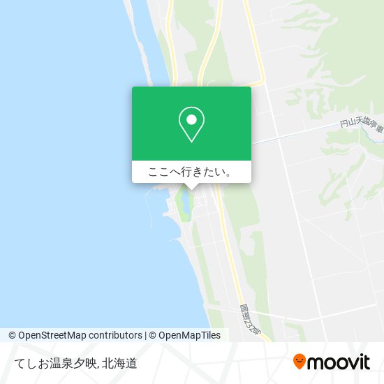 てしお温泉夕映地図