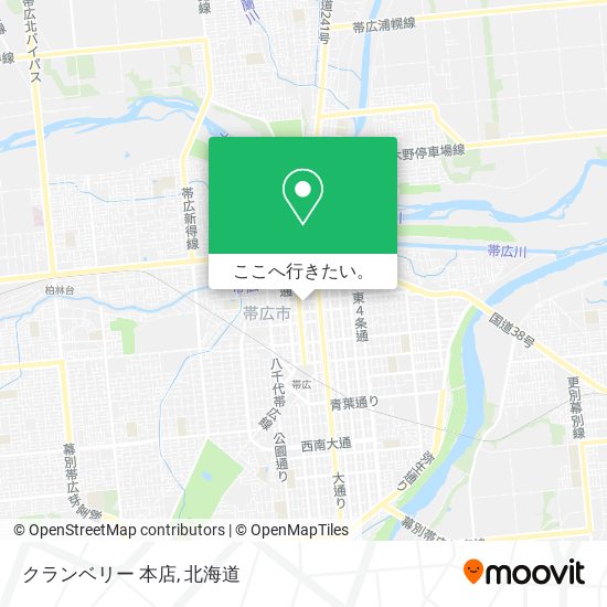 クランベリー 本店地図